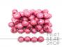 Textured Acrylic Round 12mm Ball - Rose Pink